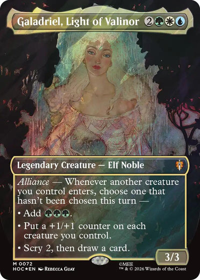 Galadriel, Light of Valinor (Borderless) (Surge Foil)
