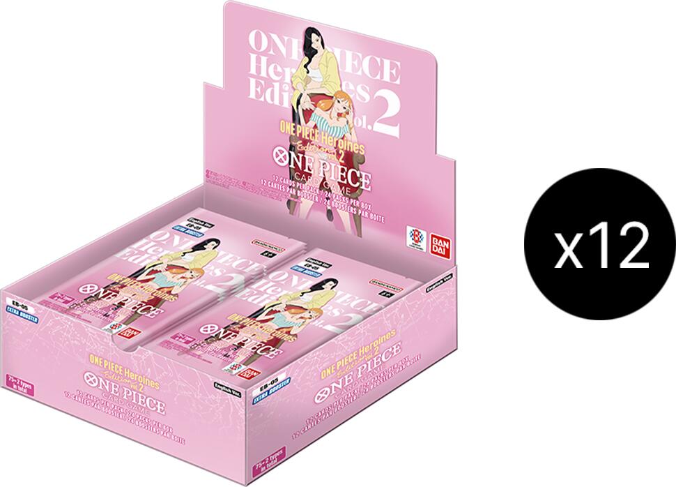 Extra Booster: One Piece Heroines Edition Vol.2 - Booster Box Case