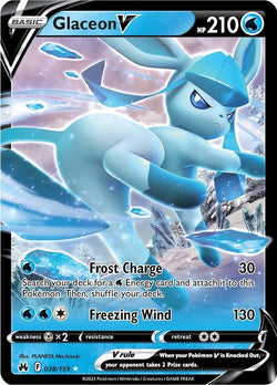 Collection of Glaceon V (038/159) [Sword & Shield: Crown Zenith] in a gallery layout