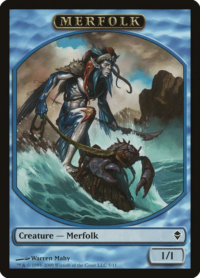 Image for Merfolk Token (5) [Zendikar]