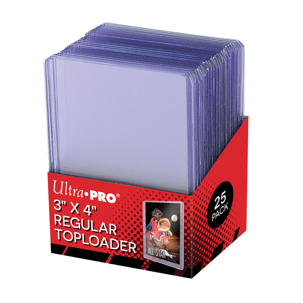 Ultra Pro Toploaders: 3" X 4" Clear Regular (25ct)