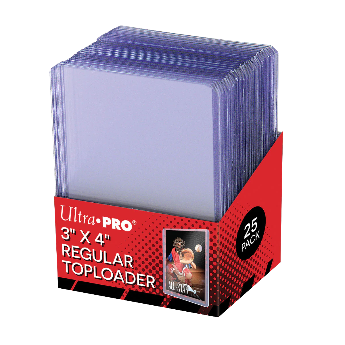 Ultra Pro Toploaders: 3" X 4" Clear Regular (25ct)