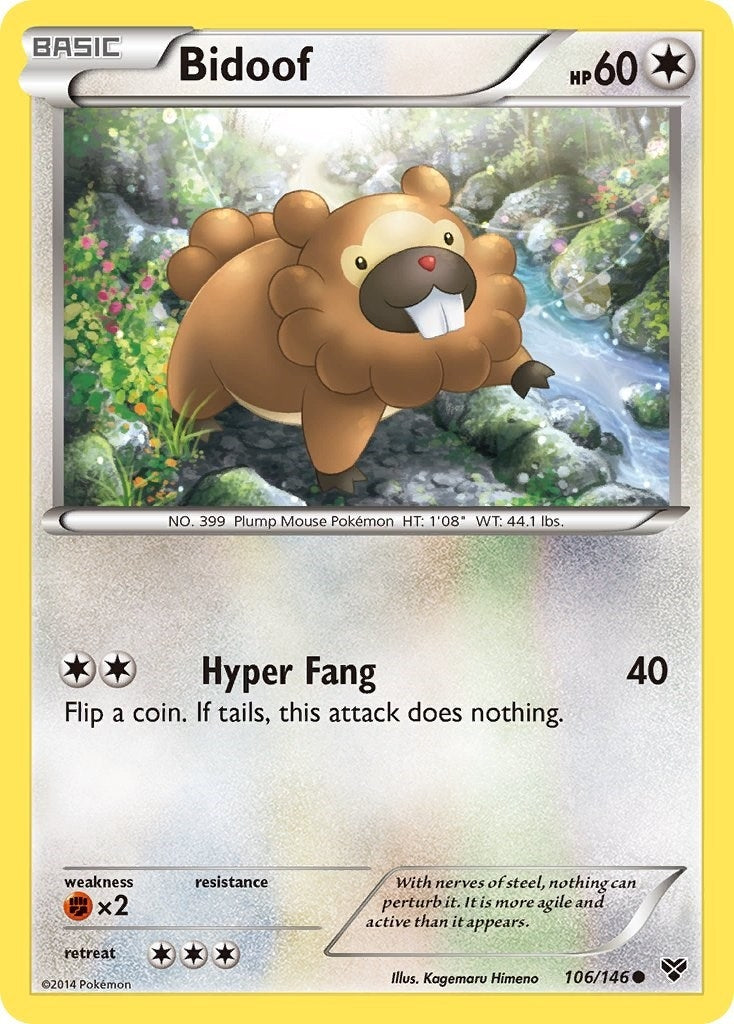 Image for Bidoof (106) (XY)