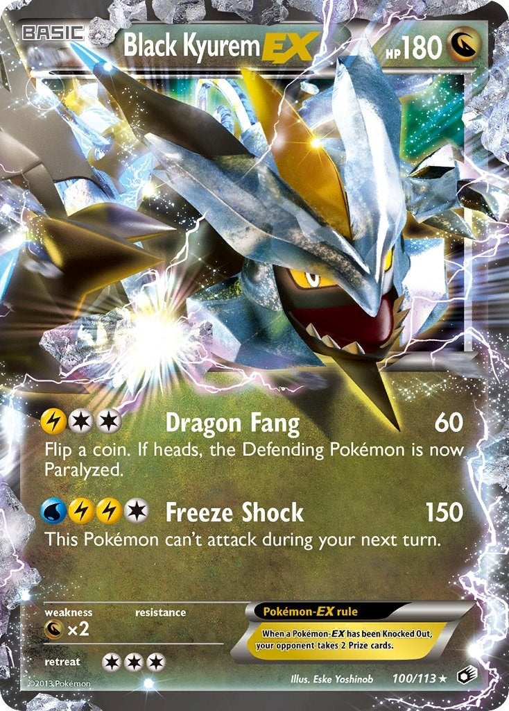 Image for Black Kyurem EX (100) (LTR)