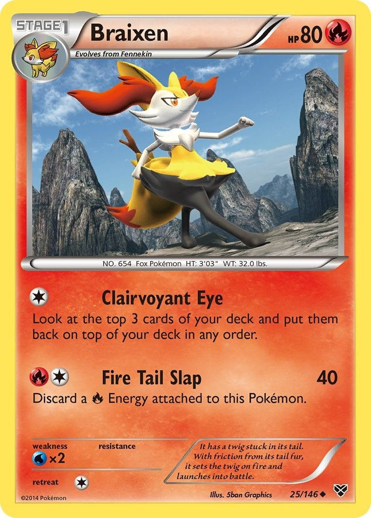 Image for Braixen (25) (XY)
