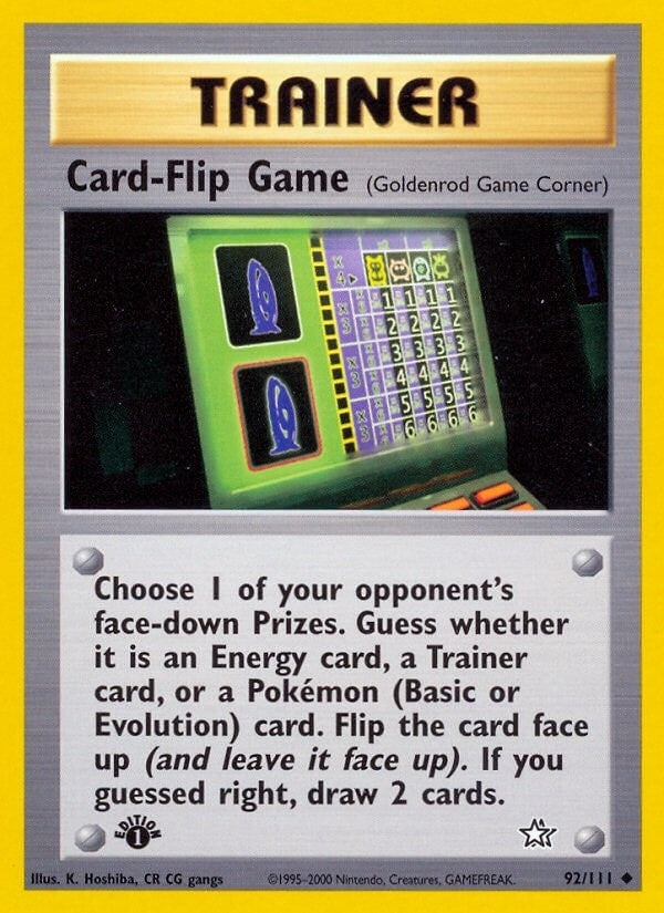 Image for Card-Flip Game (Goldenrod Game Corner) (92) (N1)
