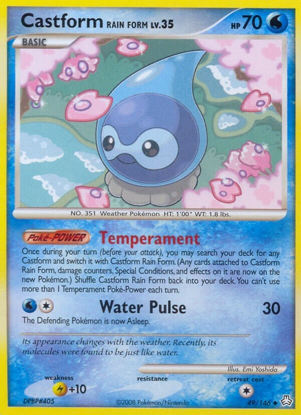 Image for Castform Rain Form (49) (LA)