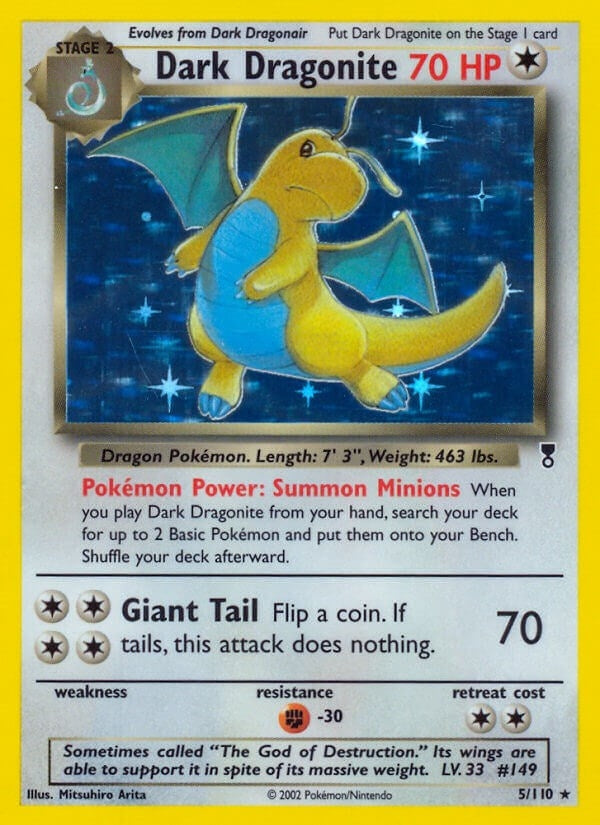 Image for Dark Dragonite (5) (LC)