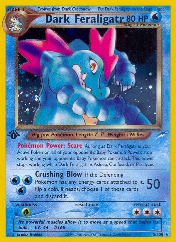 Image for Dark Feraligatr (5) (N4)