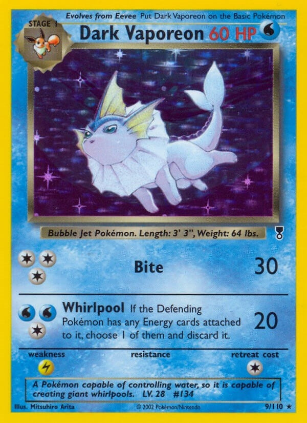 Image for Dark Vaporeon (9) (LC)