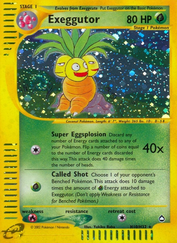 Image for Exeggutor (H10) (1032) (AQ)
