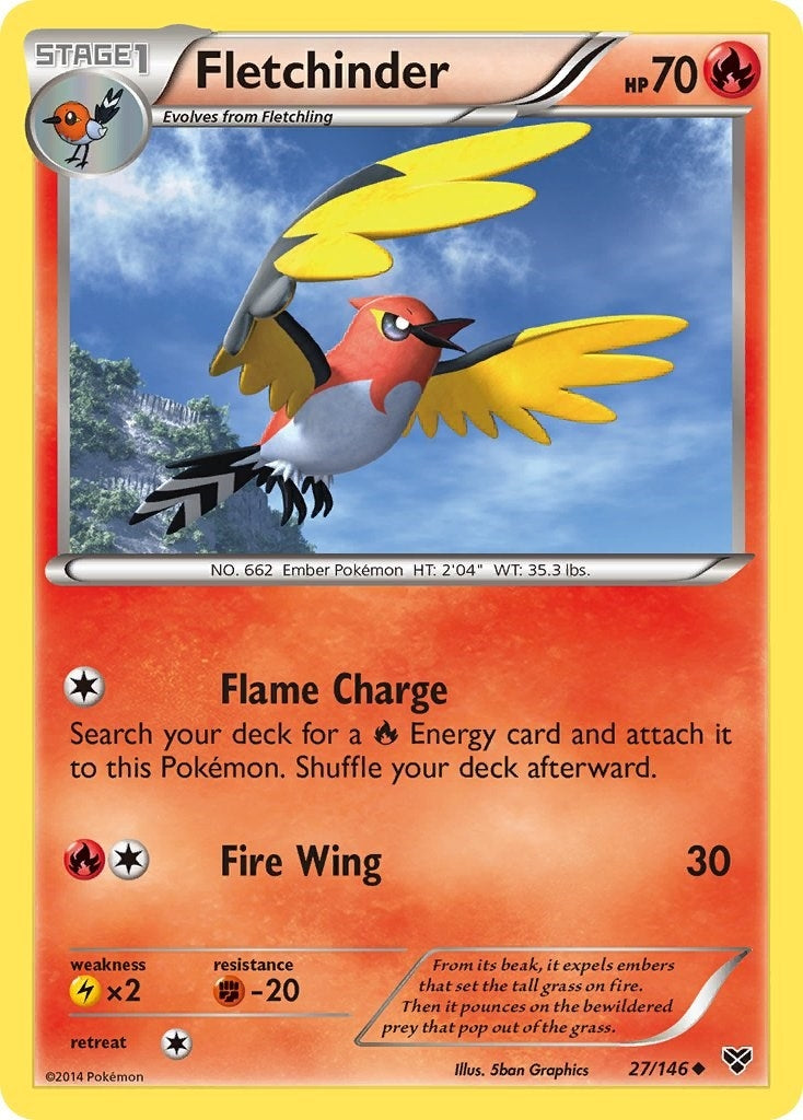 Image for Fletchinder (27) (XY)