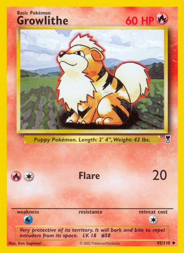 Image for Growlithe (45) (LC)