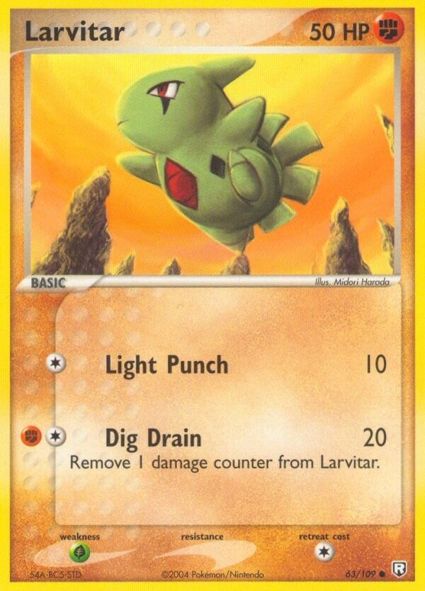 Image for Larvitar - 063/109 (63) (RR)