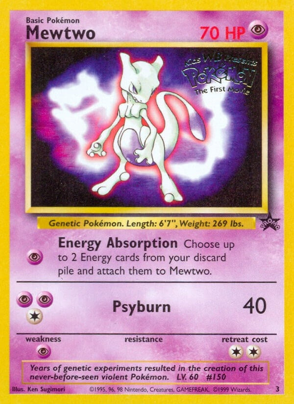 Image for Mewtwo (Movie Promo) (3) (PR)