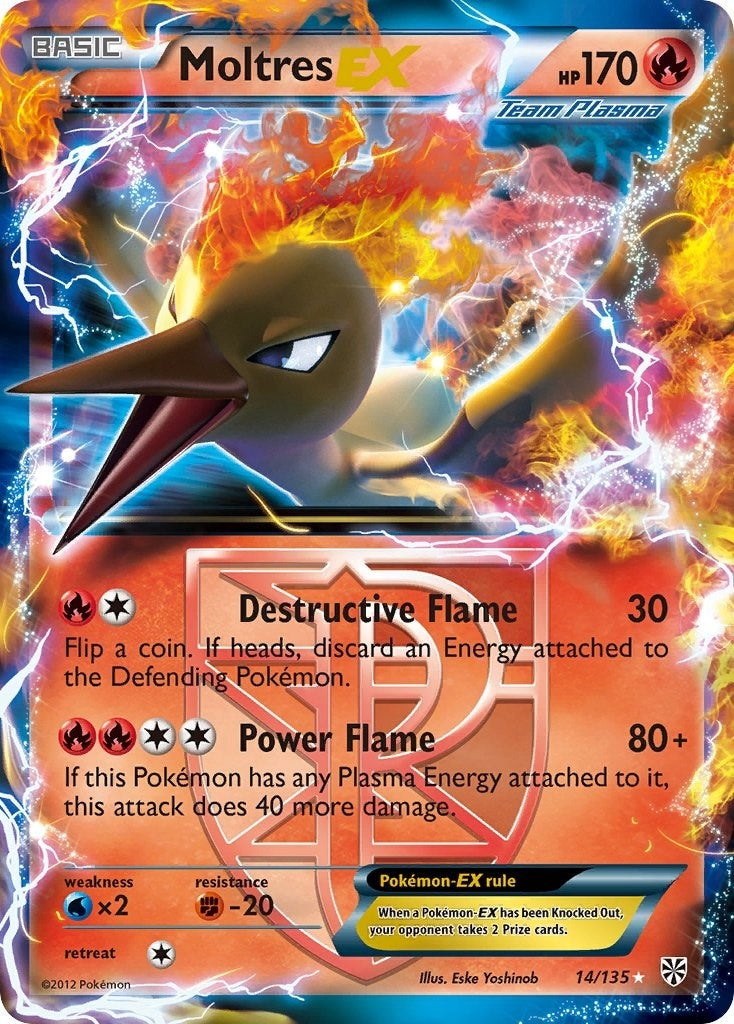 Image for Moltres EX (Team Plasma) (14) (PLS)
