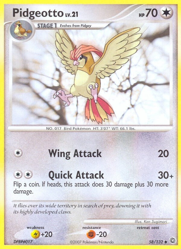 Image for Pidgeotto (58) (SW)