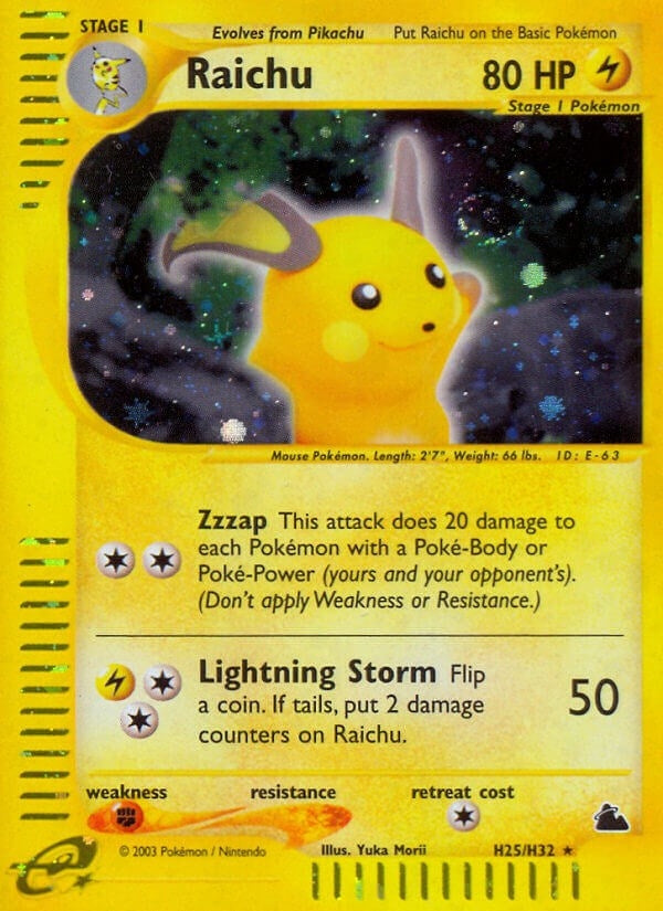Image for Raichu (H25) (2532) (SK)