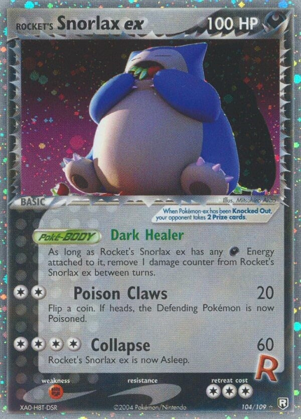Image for Rocket's Snorlax ex (104) (RR)