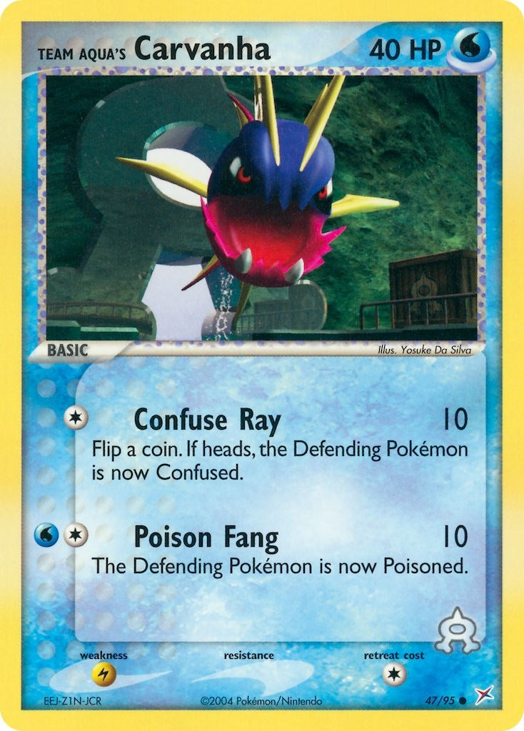 Image for Team Aqua's Carvanha - 47/95 (47) (MA)