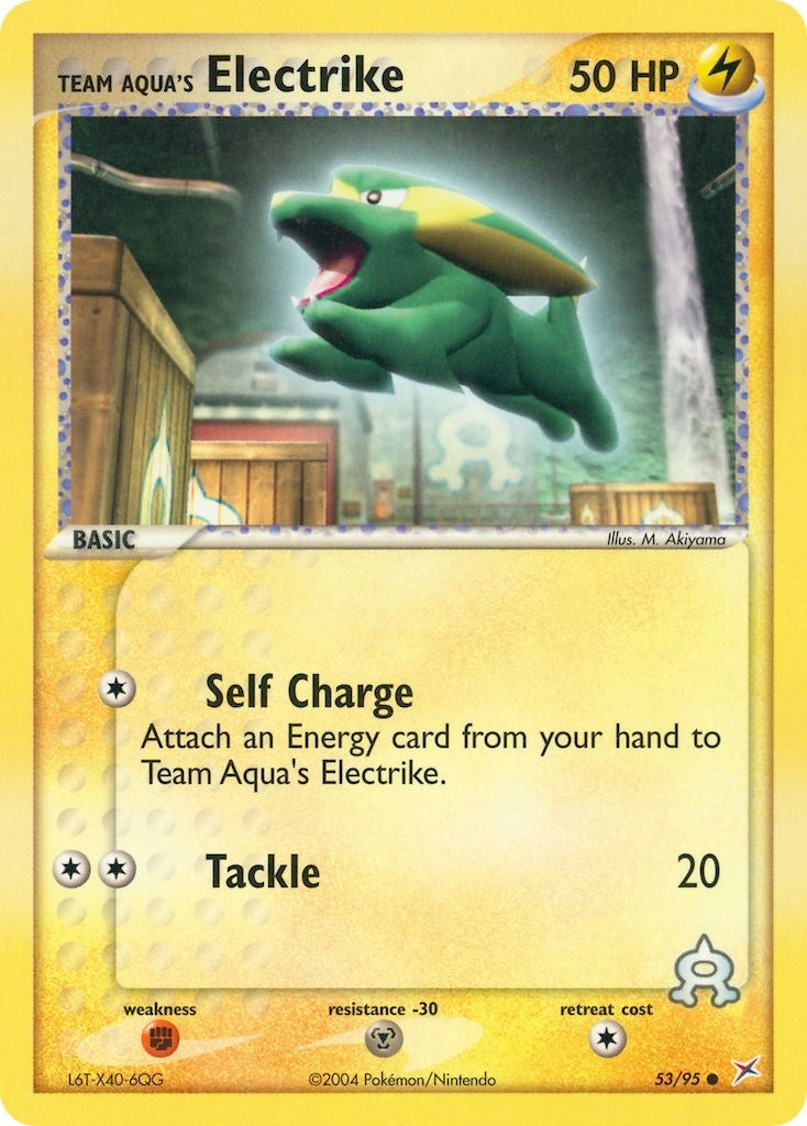 Image for Team Aqua's Electrike - 53/95 (53) (MA)