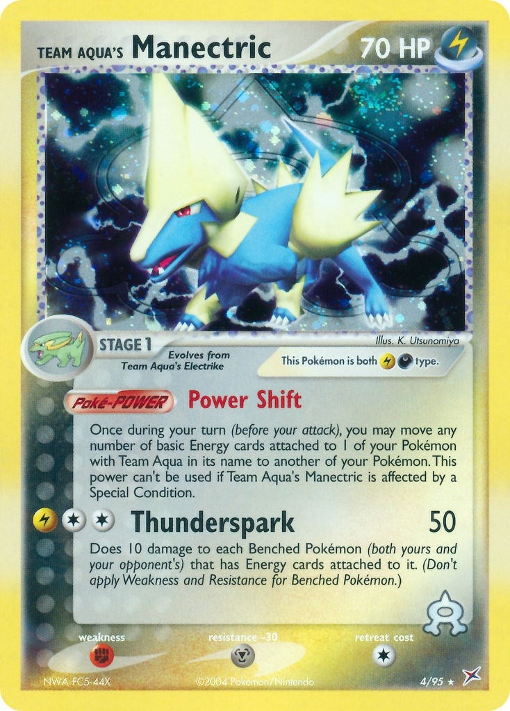 Image for Team Aqua's Manectric - 4/95 (4) (MA)