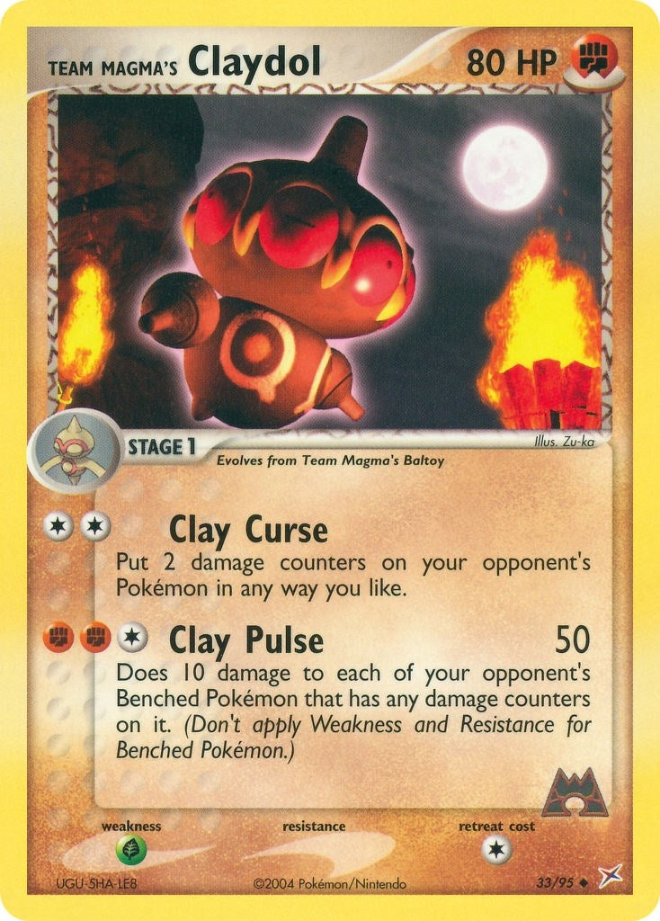 Image for Team Magma's Claydol - 33/95 (33) (MA)