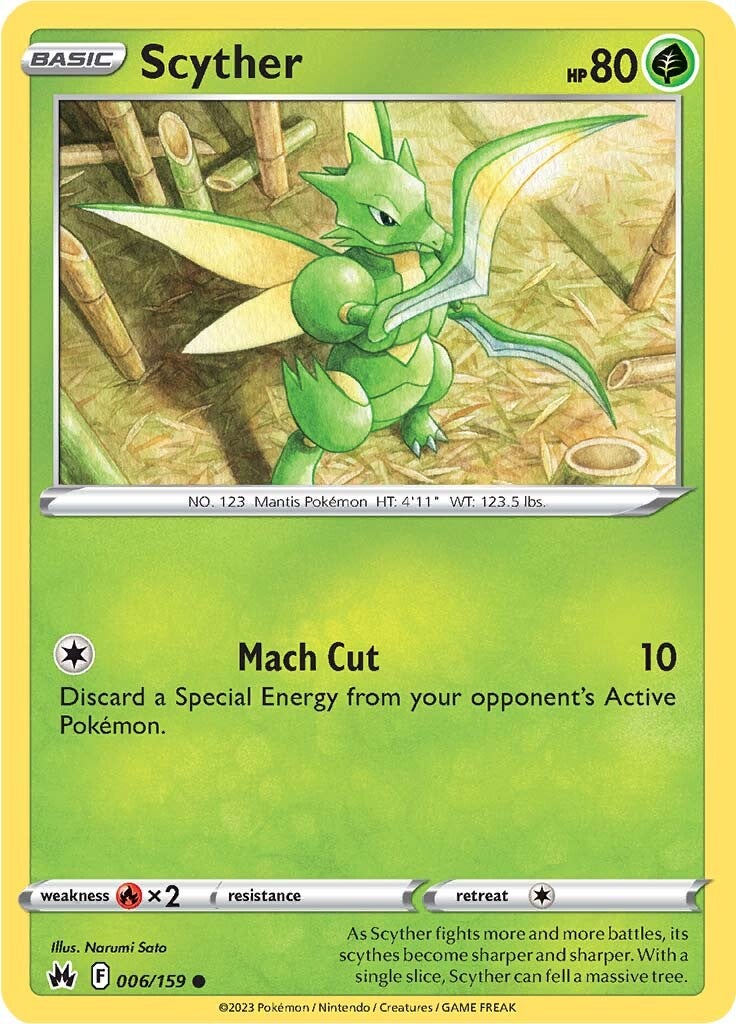 Collection of Scyther (006/159) [Sword & Shield: Crown Zenith] in a gallery layout