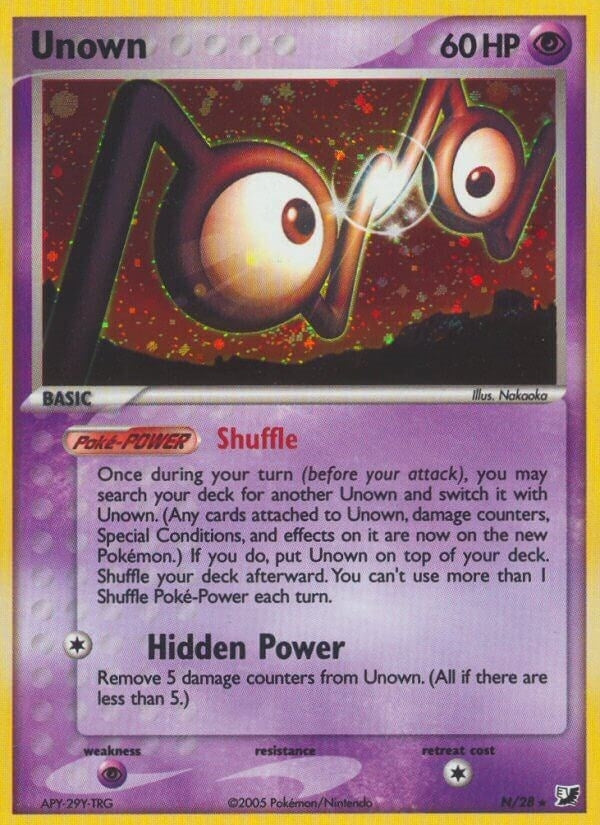 Image for Unown (N) (28) (UF)