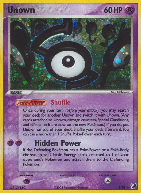 Image for Unown (S) (28) (UF)