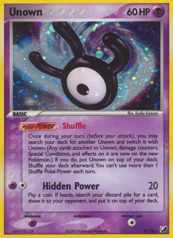 Image for Unown (W) (28) (UF)