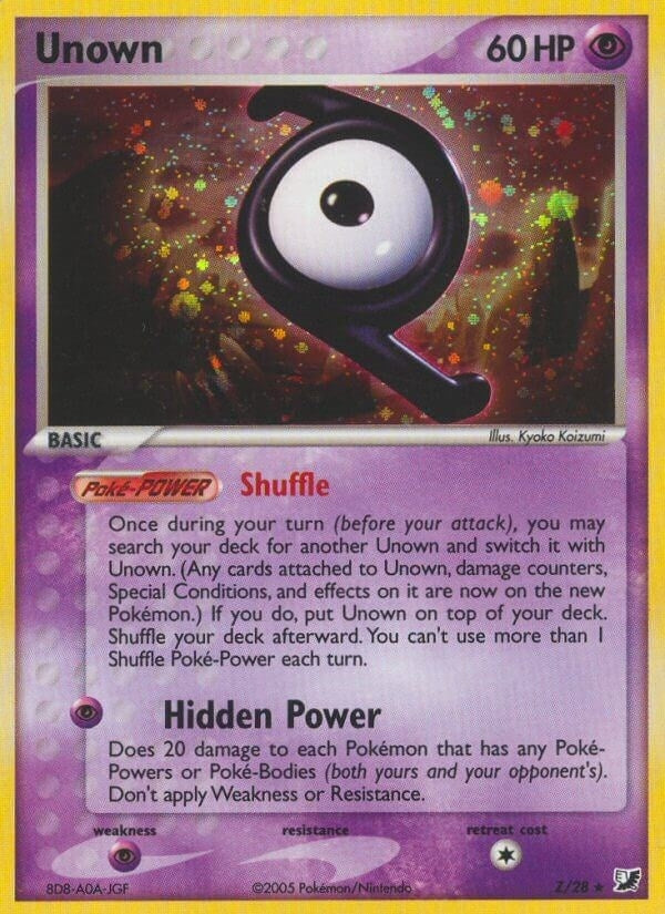 Image for Unown (Z) (28) (UF)