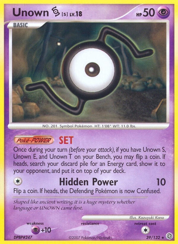 Image for Unown [S] (39) (SW)