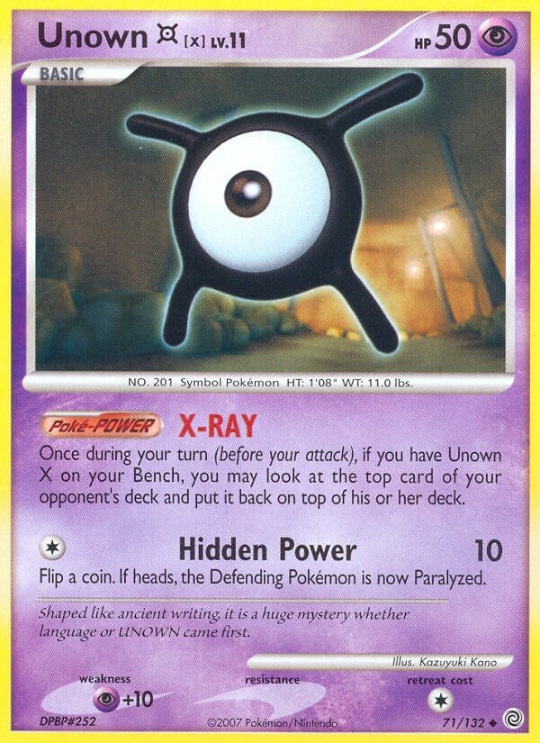 Image for Unown [X] (71) (SW)