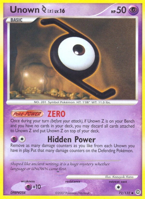 Image for Unown [Z] (72) (SW)