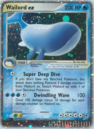 Image for Wailord ex (100) (SS)