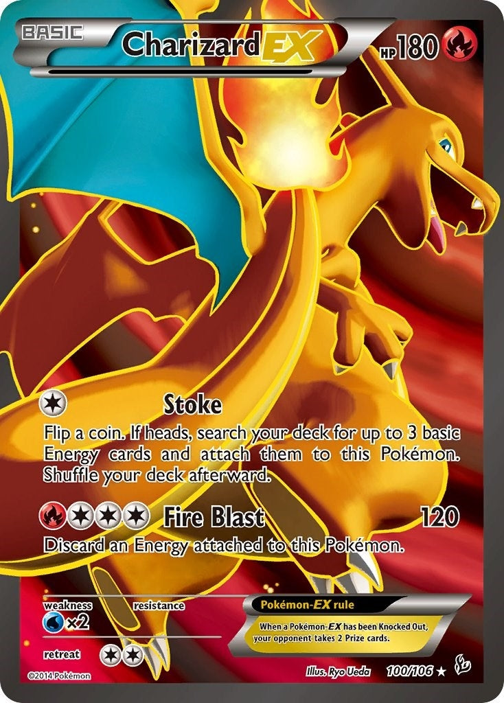 Image for Charizard EX (100 Full Art) (100) (FLF)
