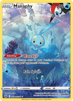 Collection of Manaphy (GG06/GG70) [Sword & Shield: Crown Zenith] in a gallery layout