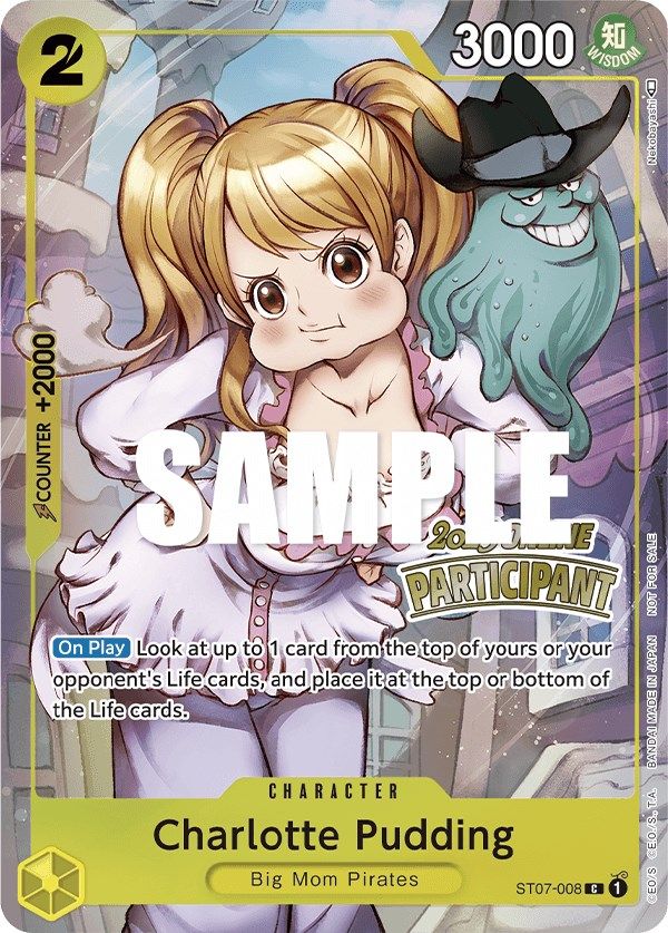 Collection of Charlotte Pudding (Online Regional 2023) [Participant] [One Piece Promotion Cards] in a gallery layout