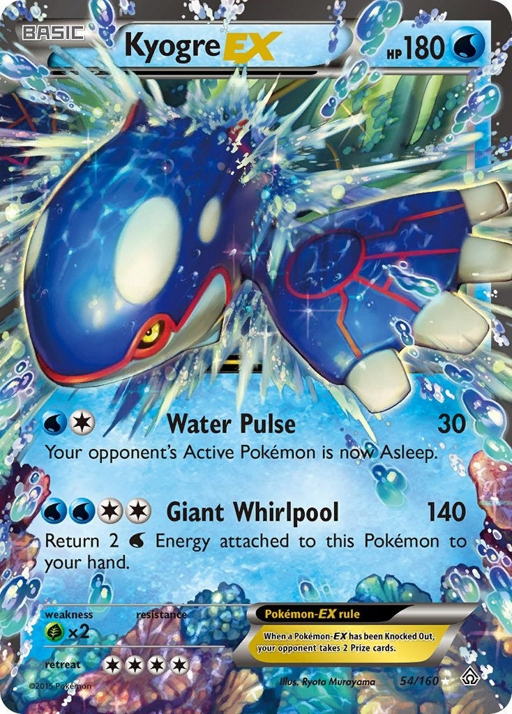 Image for Kyogre EX (54) (PRC)