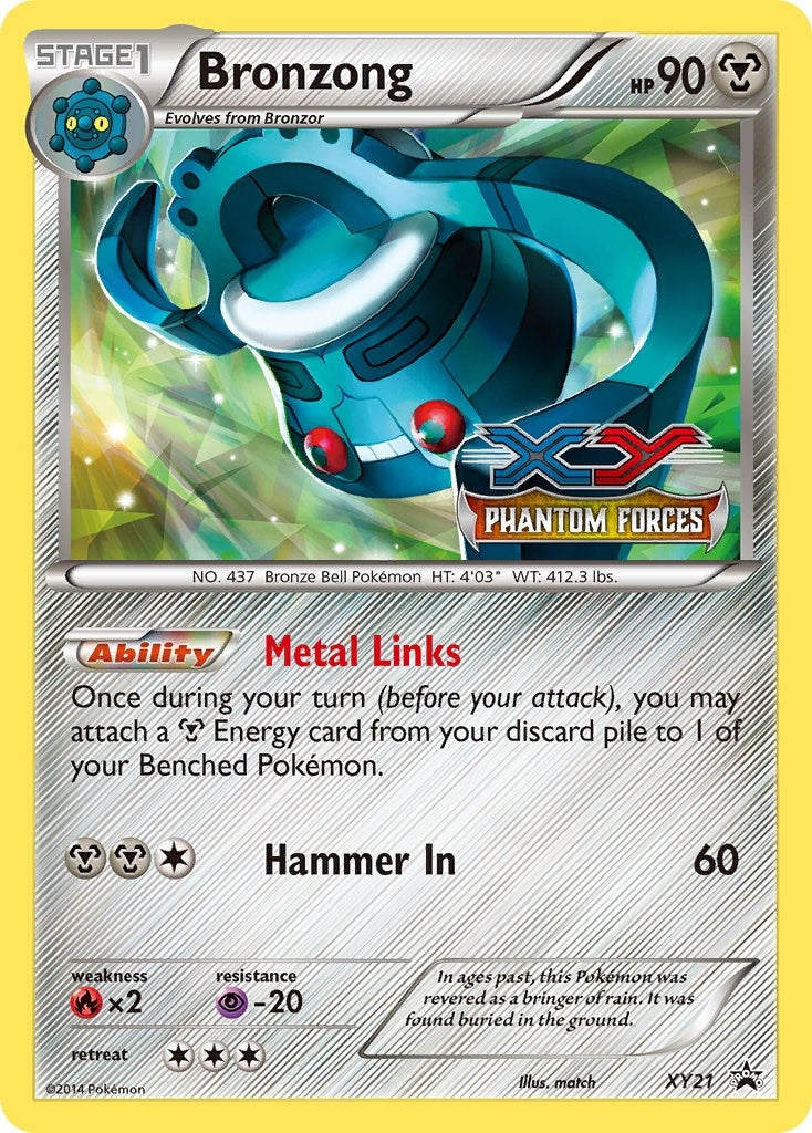 Image for Bronzong - XY21 (Prerelease) (21) (PR)