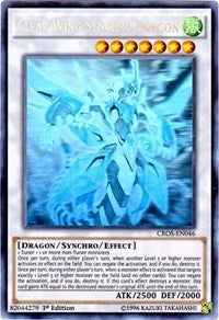 Image for Clear Wing Synchro Dragon (Ghost Rare) (46) (CROS)