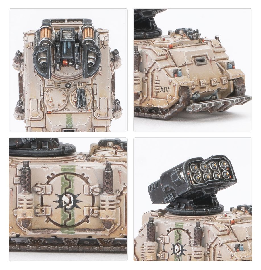 Warhammer: The Horus Heresy: Legions Imperialis: Whirlwind and Scorpius Missile Tank Squadrons
