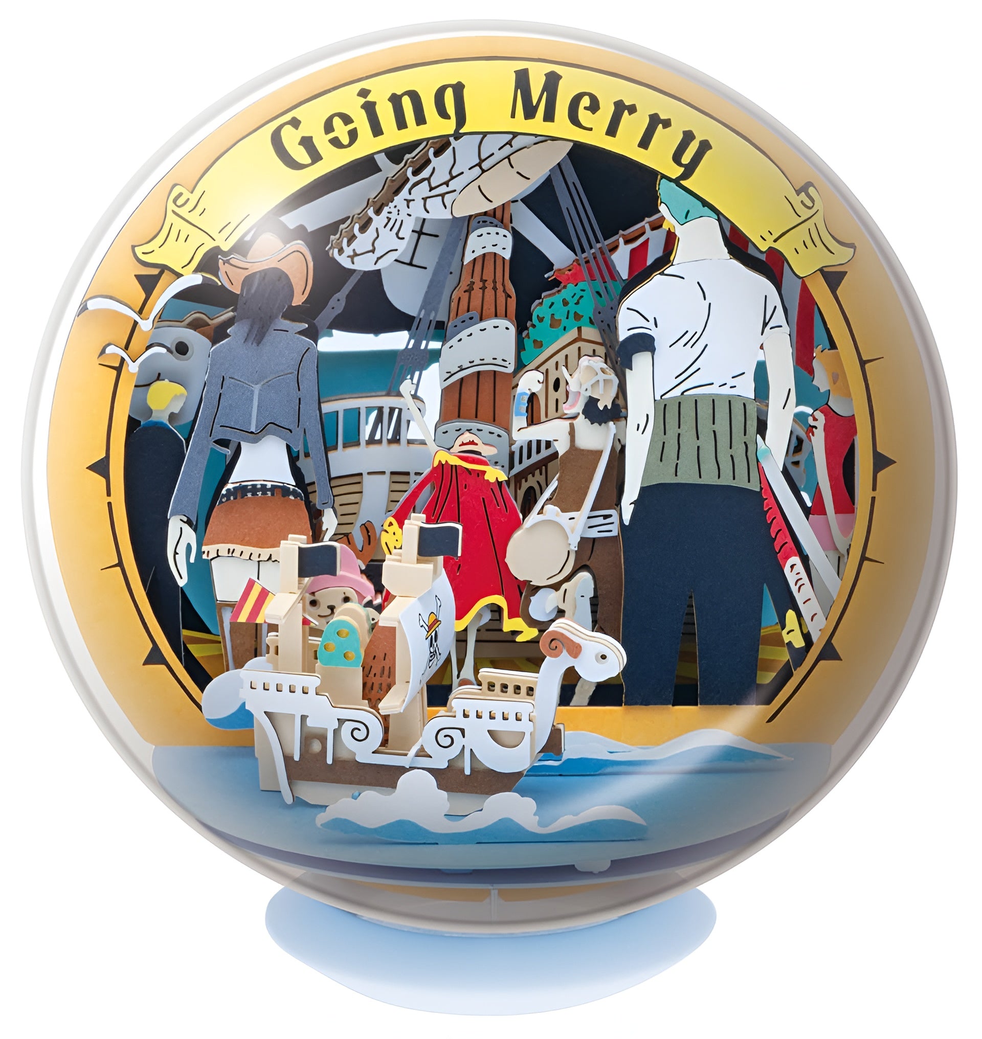 One Piece Going Merry PTB-30 [Box/6], Ensky Paper Theater Ball (PREORDER)