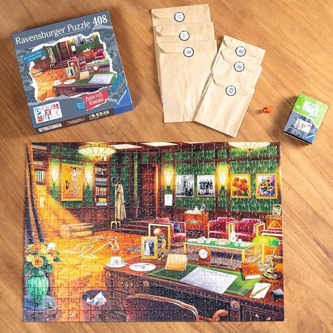 Puzzle X Crime: A Murderous Birthday (408 pieces)