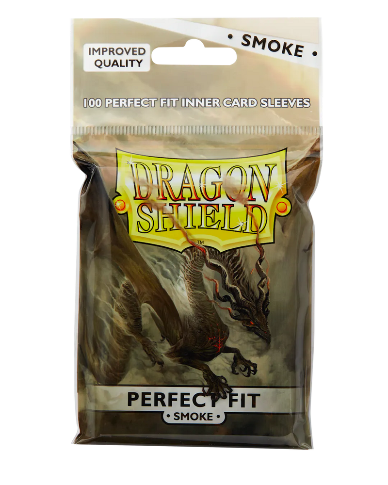 Dragon Shield: Perfect Fit Standard Sleeves - Smoke (100ct)