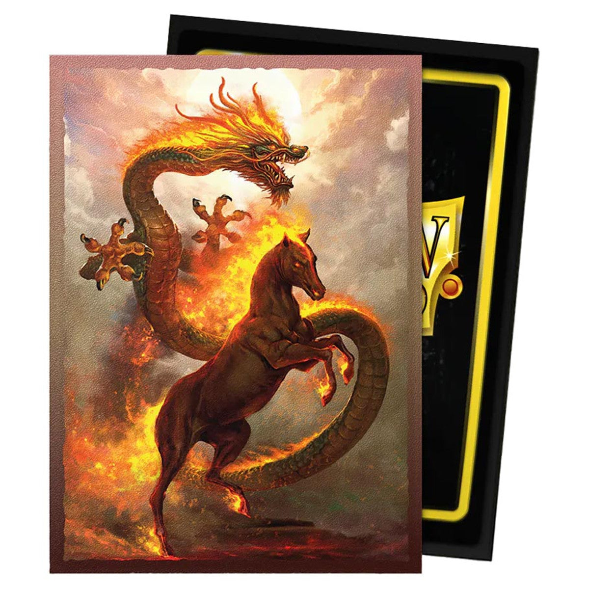 Dragon Shield: Dual Matte Sleeves - Fire Horse (PREORDER)