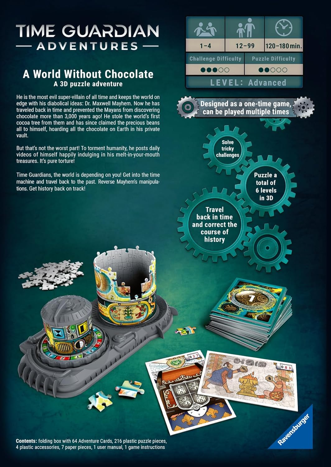 Puzzle: 3D- A World Without Chocolate (216 pieces)