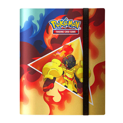 PRO 9-pocket binder featuring Armarouge and Ceruledge from Pokémon, designed for trading card storage.