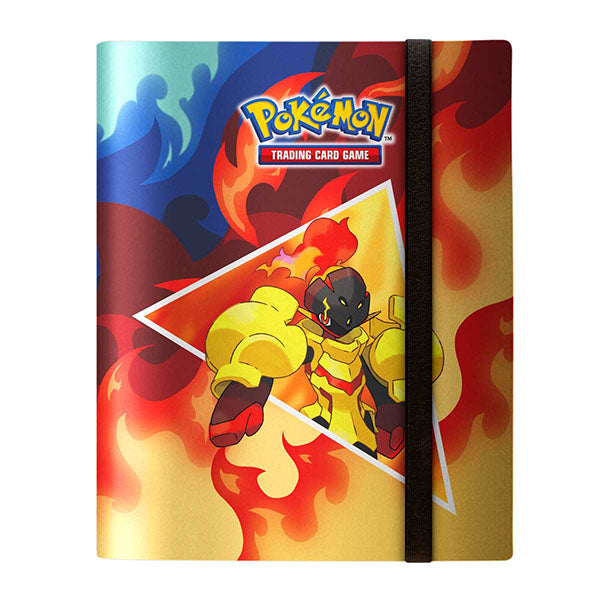 PRO 9-pocket binder featuring Armarouge and Ceruledge from Pokémon, designed for trading card storage.
